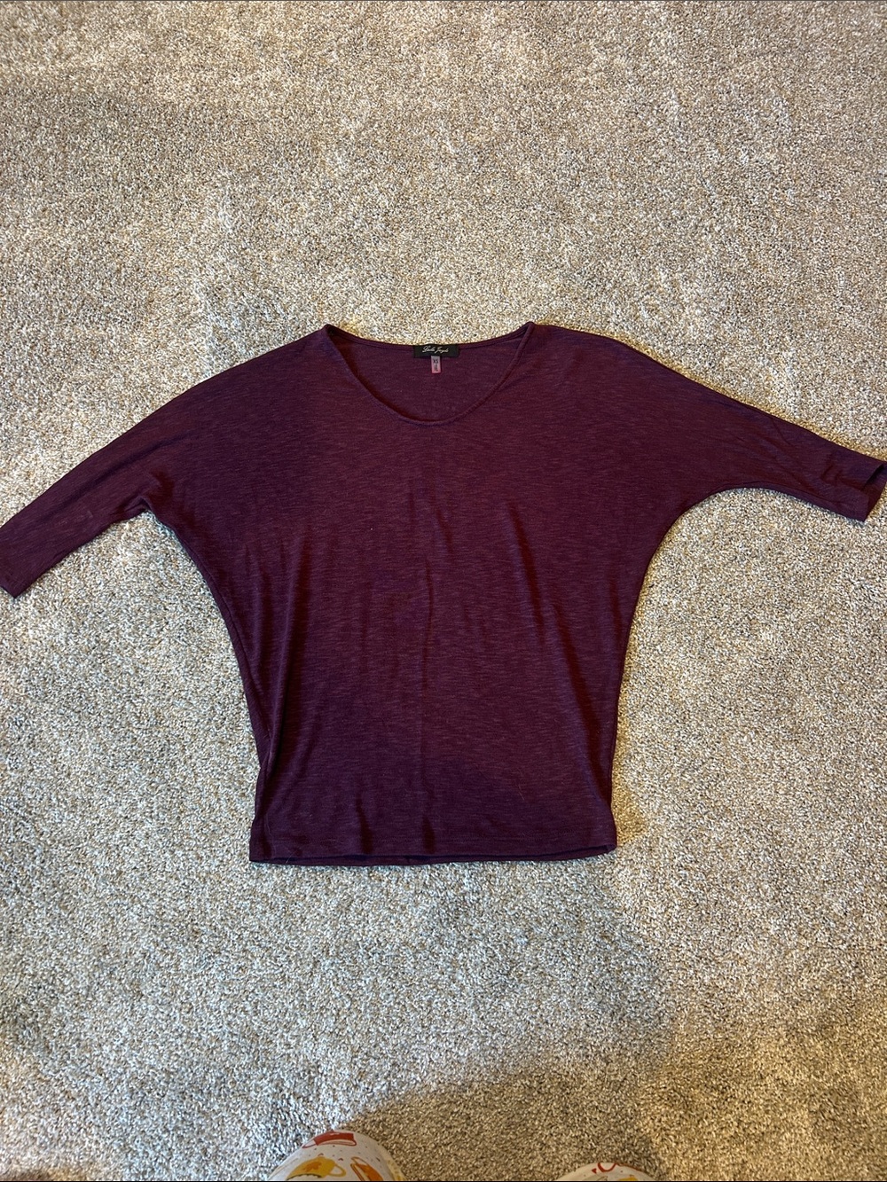 Laila Jayde Dolman Sleeve Tunic - Plum